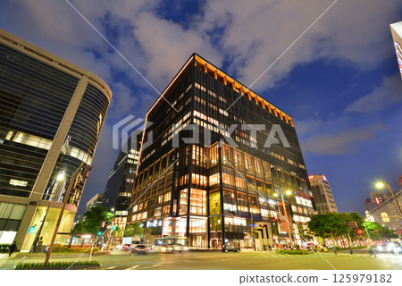 One Building Night View Tenjin Crossing Tenjin Big Bang Fukuoka City Chuo Ward Tenjin One Building Night View Tenjin Crossing Tenjin Big Bang Fukuoka City Chuo Ward Tenjin 125979182