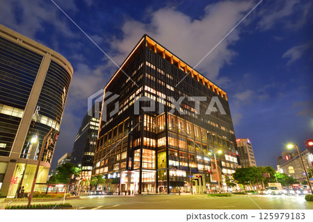 One Building Night View Tenjin Crossing Tenjin Big Bang Fukuoka City Chuo Ward Tenjin 125979183