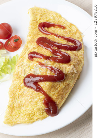 美味的番茄醬煎蛋飯 美味的番茄醬煎蛋飯 125979210