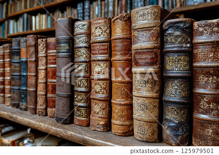 Valuable antique books 125979501