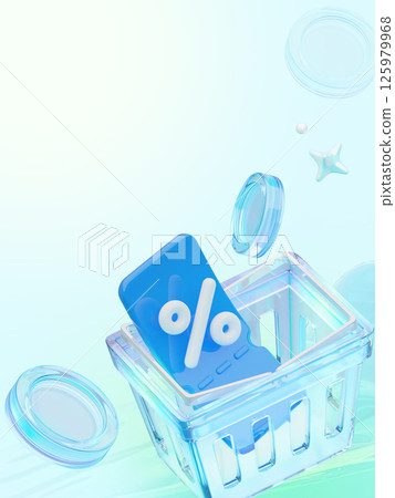 Blue background summer event template image 125979968