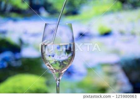 Water to glass Water to glass 125980063