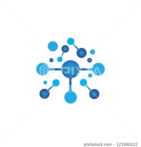 Molecule vector illustration design Molecule vector illustration design 125980222