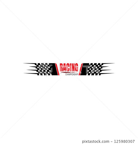 Race flag icon design Race flag icon design 125980307