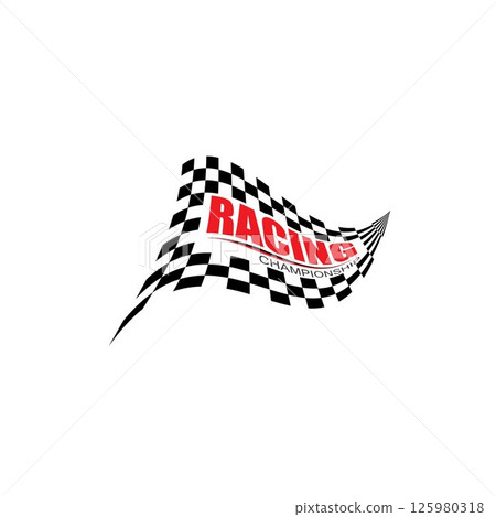 Race flag icon design Race flag icon design 125980318