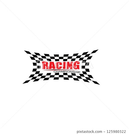 Race flag icon design Race flag icon design 125980322