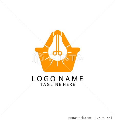 smart shop logo design vector smart shop logo design vector 125980361