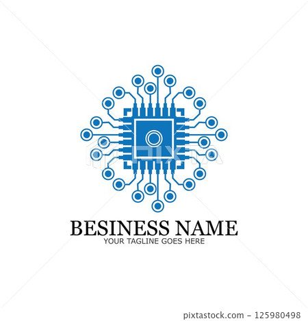 CPU processor line vector icon for websites and mobile flat design ,mini cpu icon flat style,mobile cpu vector,phone cpu illustration,basic cpu icon-vector 125980498