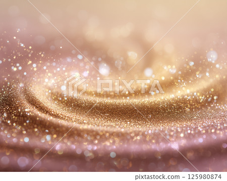 閃耀的粒子與柔和的光線交織的奢華視覺 125980874