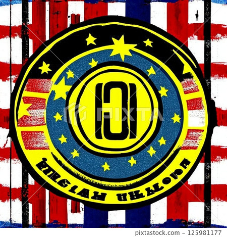 流行背景！酷炫的彩色插圖 125981177