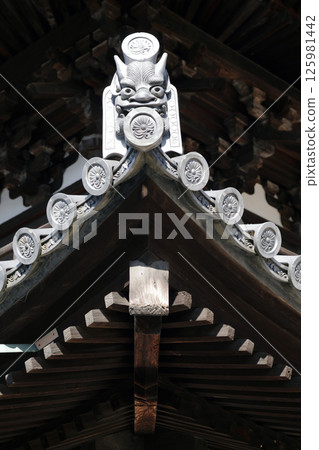 Onigawara in the temple Onigawara in the temple 125981442