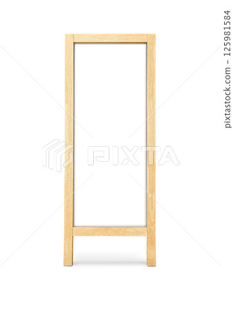 Whiteboard, a blank board isolated on a white background with space for text. Whiteboard, a blank board isolated on a white background with space for text. 125981584