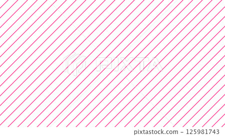 簡單的對角線條紋圖案背景材料16：9尺寸粉紅色 125981743