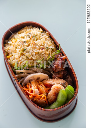 Homemade bento lunch box: Wappa-meshi 125982202