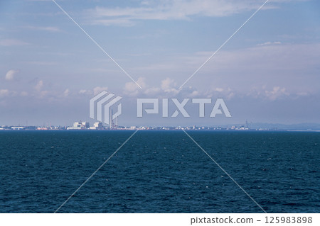 [Sunflower Sapporo Oarai bound sailing off the coast of Fukushima Daiichi Nuclear Power Plant] 125983898