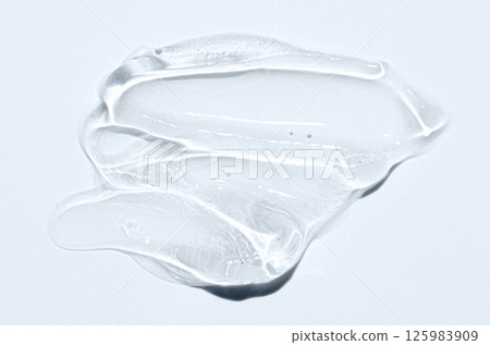 A sample of a moisturizing cosmetic cream or body gel. 125983909