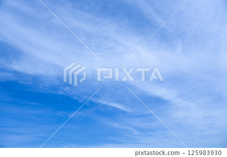 藍天和雲彩風景 藍天和雲彩風景 125983930
