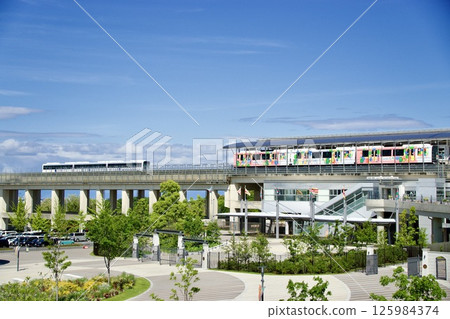 Ghibli Park entrance and transportation Linimo 125984374