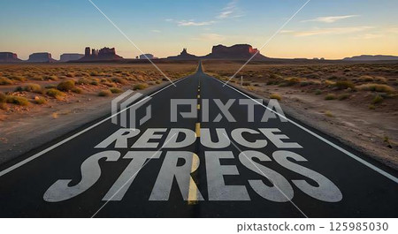 Reduce Stress: Open Road to Serenity 125985030