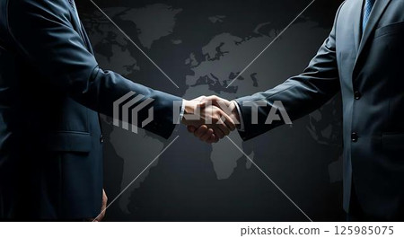 Global Business Partnership Handshake 125985075