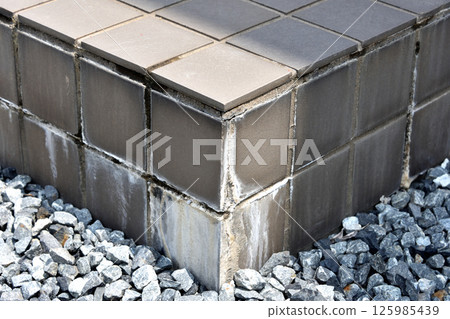 Efflorescence on entrance tiles Efflorescence on entrance tiles 125985439