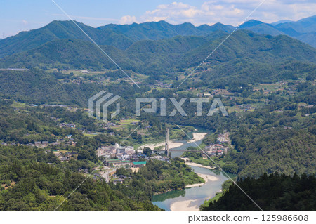 Streetscape of Anan Town (Anan Town, Nagano Prefecture) 125986608