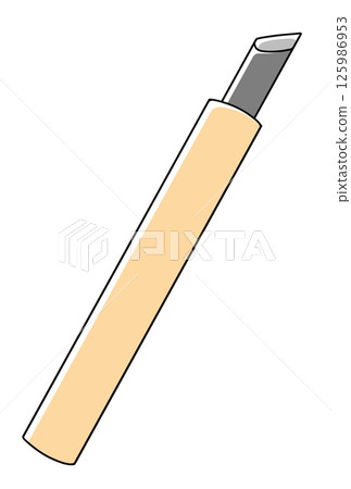 Loose and simple cutting blade, solid color 125986953