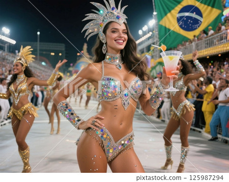 Rio Carnival and Cocktails III: A series introducing gourmet food, spectacular views, and fashion from beauties around the world Rio Carnival and Cocktails III: A series introducing gourmet food, spectacular views, and fashion from beauties around the world 125987294