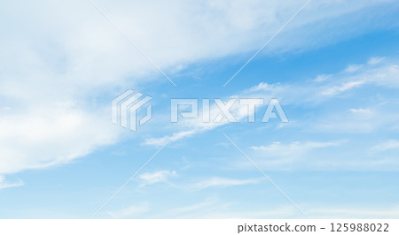 Sky Cloud Blue Background Cloudy summer Winter Season Day, Light Beauty Horizon Spring Brigth Gradient Calm Abstract Backdrop Air Nature View Wallpaper Landscape Cyan color Environment, Fluffy Climate 125988022