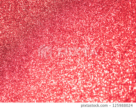 Glitter Red Background Texture Seamless Pattern Shiny Color Paper Material Wallpaper Abstract Bokeh Light Sparkle Dark Luxury Mockup Card Festive Celebrate Merry Christmas and Happy New Year. 125988024