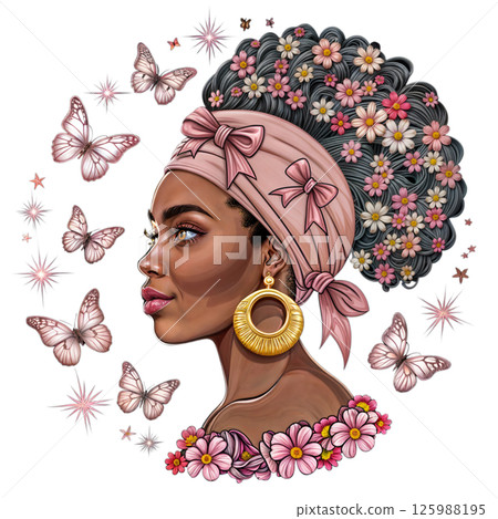 beautiful girl with wreath beautiful girl with wreath 125988195