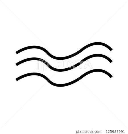 wave symbol icon 125988991