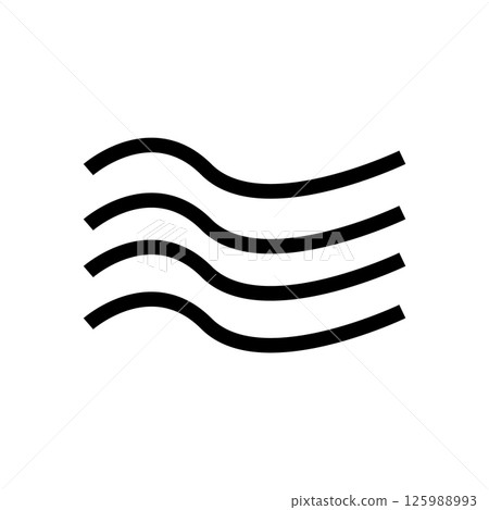 wave symbol icon wave symbol icon 125988993
