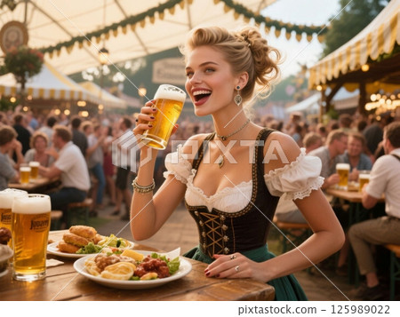 Beer and German cuisine at Oktoberfest II: A series introducing gourmet food, spectacular views and fashion from beauties around the world Beer and German cuisine at Oktoberfest II: A series introducing gourmet food, spectacular views and fashion from beauties around the world 125989022