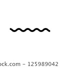 wave symbol icon 125989042