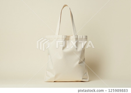 帆布手提袋樣機樣本影像 125989883