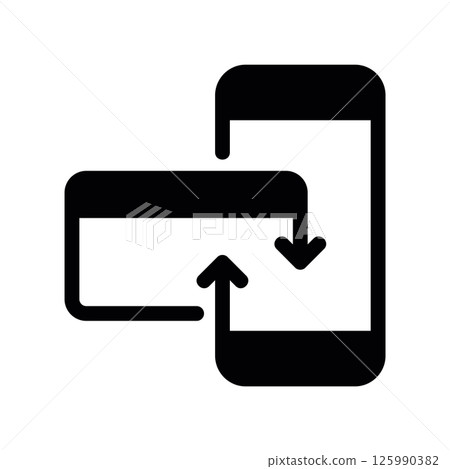Smartphone and Credit Card with Arrows for Mobile Fund Transfer Smartphone and Credit Card with Arrows for Mobile Fund Transfer 125990382