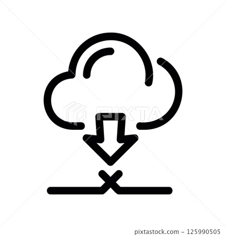 Cloud Download Error Icon Showing Interrupted Transfer Connection Cloud Download Error Icon Showing Interrupted Transfer Connection 125990505