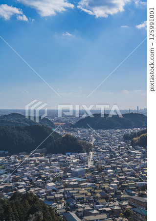 The cityscape as seen from the Yamamura Square Observatory at Komyo-ji Temple in Hamamatsu City (Shizuoka Prefecture) 125991001