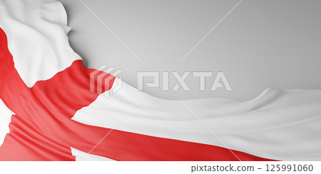 England flag with copy space 3D render England flag with copy space 3D render 125991060