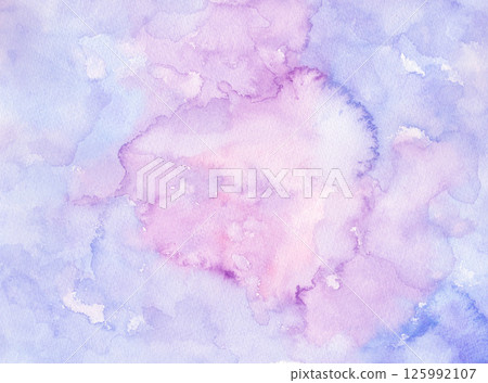 Analog watercolor background Purple space image Paper textured texture material 125992107