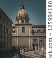 View of the Pretoria Fountain in Palermo, Sicily 125994180