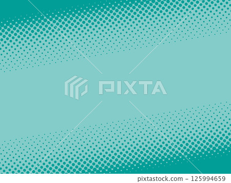 藍綠色圓點圖案，大小由大到小變化 125994659