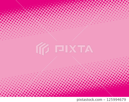 Pink dot pattern that changes size from large to small Pink dot pattern that changes size from large to small 125994679