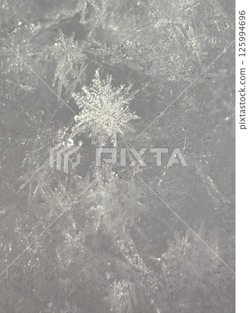 macro snowflake ice crystals present natural macro snowflake ice crystals present natural 125994696