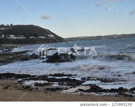 Coastal Landscape with Water and Sky 125995239