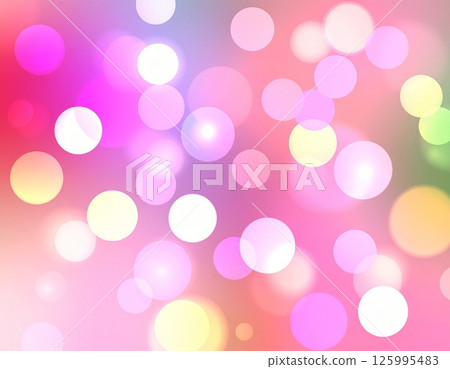 Abstract blurry light spots background for presentations, round bright light shapes 125995483