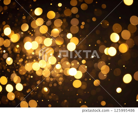 Abstract blurry light spots background for presentations, round bright light shapes 125995486