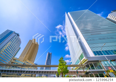 日本橫濱城市景觀:櫻木町站、橫濱市政廳、橫濱地標塔等建築景觀 日本橫濱城市景觀:櫻木町站、橫濱市政廳、橫濱地標塔等建築景觀 125996254