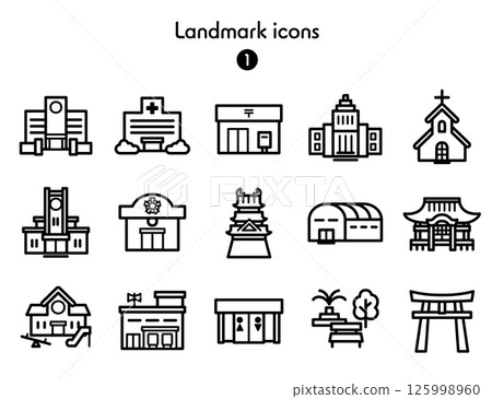 Simple Icon Collection Map 1 125998960